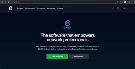 Graphical Network Simulator (GNS3)