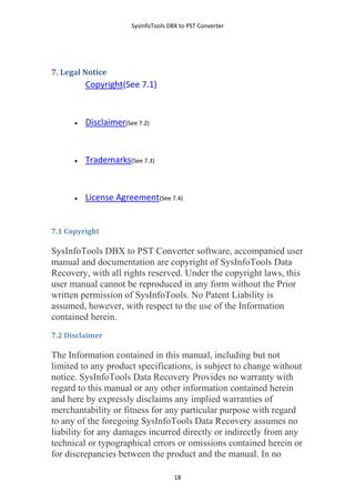 SysInfoTools MBOX to PST