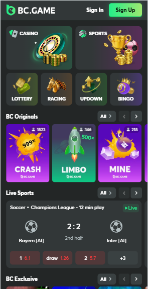 BC Game Mobile App Download Free 0